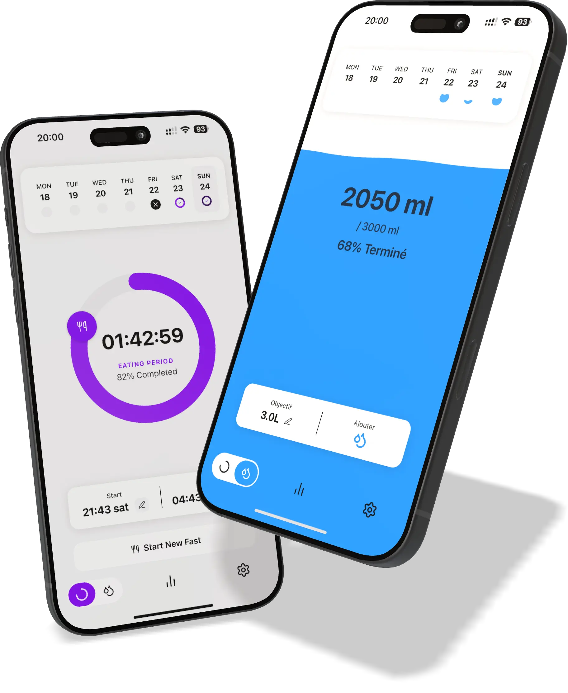 Jeunio app on iPhone